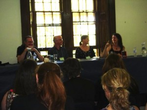 "Oh The Horror! The Future Of Weird Fiction" with Jason Nahrung, Robert Hood, Deborah Biancotti & Kirstyn McDermitt