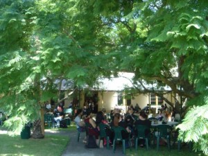 Between panels at the NSW Writers Centre.