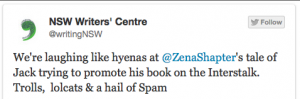 NSW Writers Centre Zena Shapter