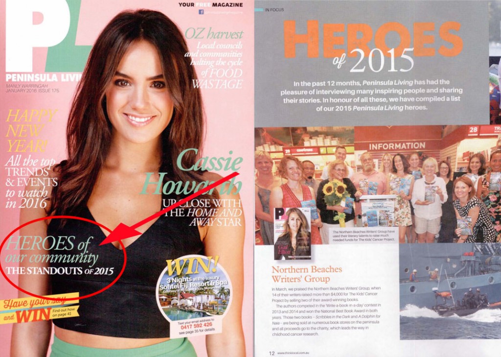 Zena Shapter Peninsula Living 2015 Heroes