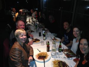 Dinner with the NBWG crew!